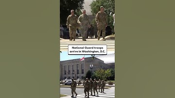 National Guard troops arrive in Washington, D.C.