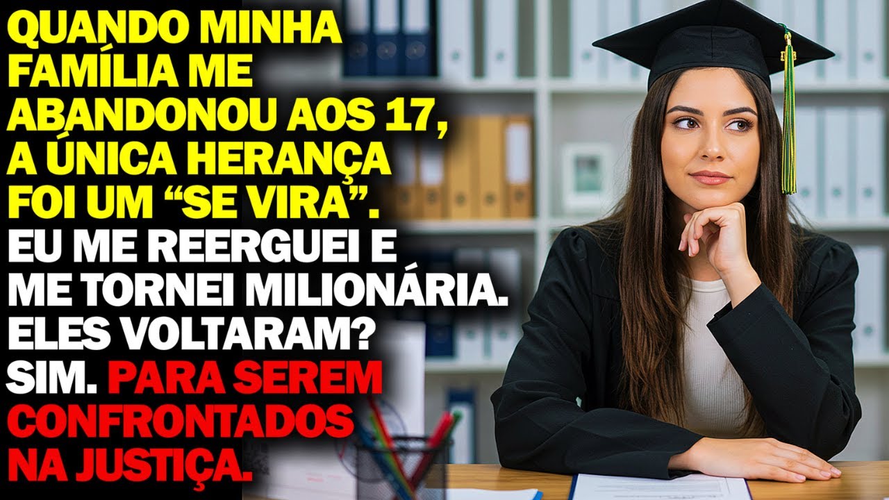MINHA FAMÍLIA ME ABANDONOU AOS 17 ANOS COM UM BILHETE DIZENDO 
