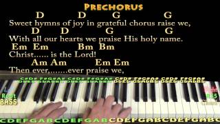 Video thumbnail of "O Holy Night (CHRISTMAS) Piano Cover Lesson in G with Chords/Lyrics"