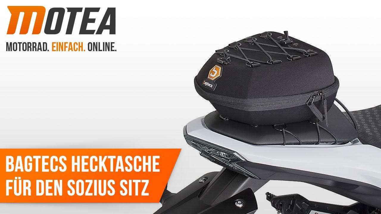 Motorrad Sozius Sitzbanktasche Bagtecs X7 Reisetasche 3,5 l 