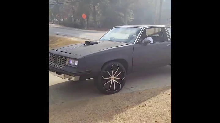 454 cutlass on 24s new magnaflow exhaust