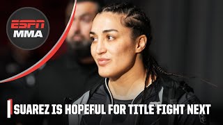 Tatiana Suarez hopes to fight Zhang Weili at the Sphere, is confident she’d win by sub | ESPN MMA