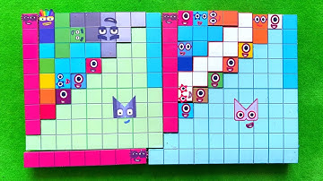 Looking for Numberblocks NEW 162 Puzzle Tetris Shape | ASMR chirping of birds