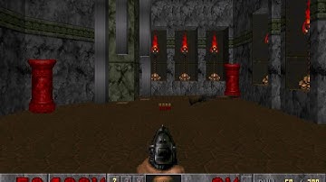 Doom II level 22, The Catacombs: Keys and exit
