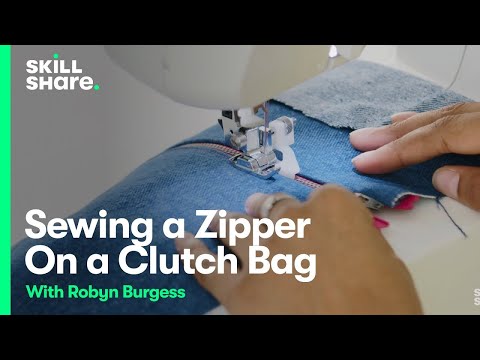 How to Add a Zipper to a Clutch Bag