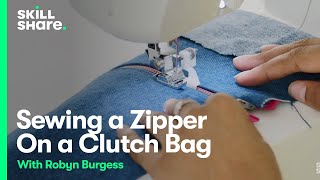 How to Add a Zipper to a Clutch Bag