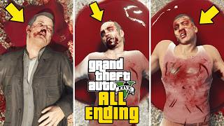 GTA 5 - All 5 Endings! (A,B,C, Secret \u0026 BETA)
