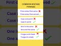 Common Mistake Phrases in English: Avoid These Errors!