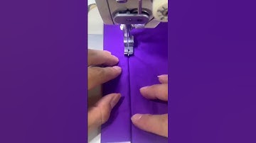 Sewing waist band’s invisible stitching, high and low presser foot #sewing #presserfoot #clothing
