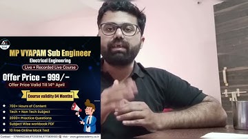 MP VYAPAM Sub Engineer Electrical Course On Huge Discount 🔥 Grab This Opportunity 💥