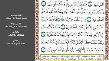 # ١ الصفحة رقم ١٥١ من القرآن الكريم مكررة ١٠ مرات سورة الأعراف ماهر معيقلي المص كتاب أنزل إليك