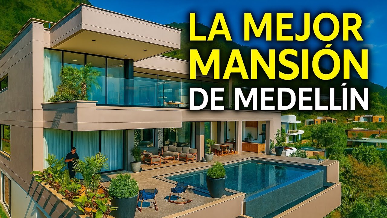 La más Increíble mansión moderna de Medellín. VISTA BRUTAL