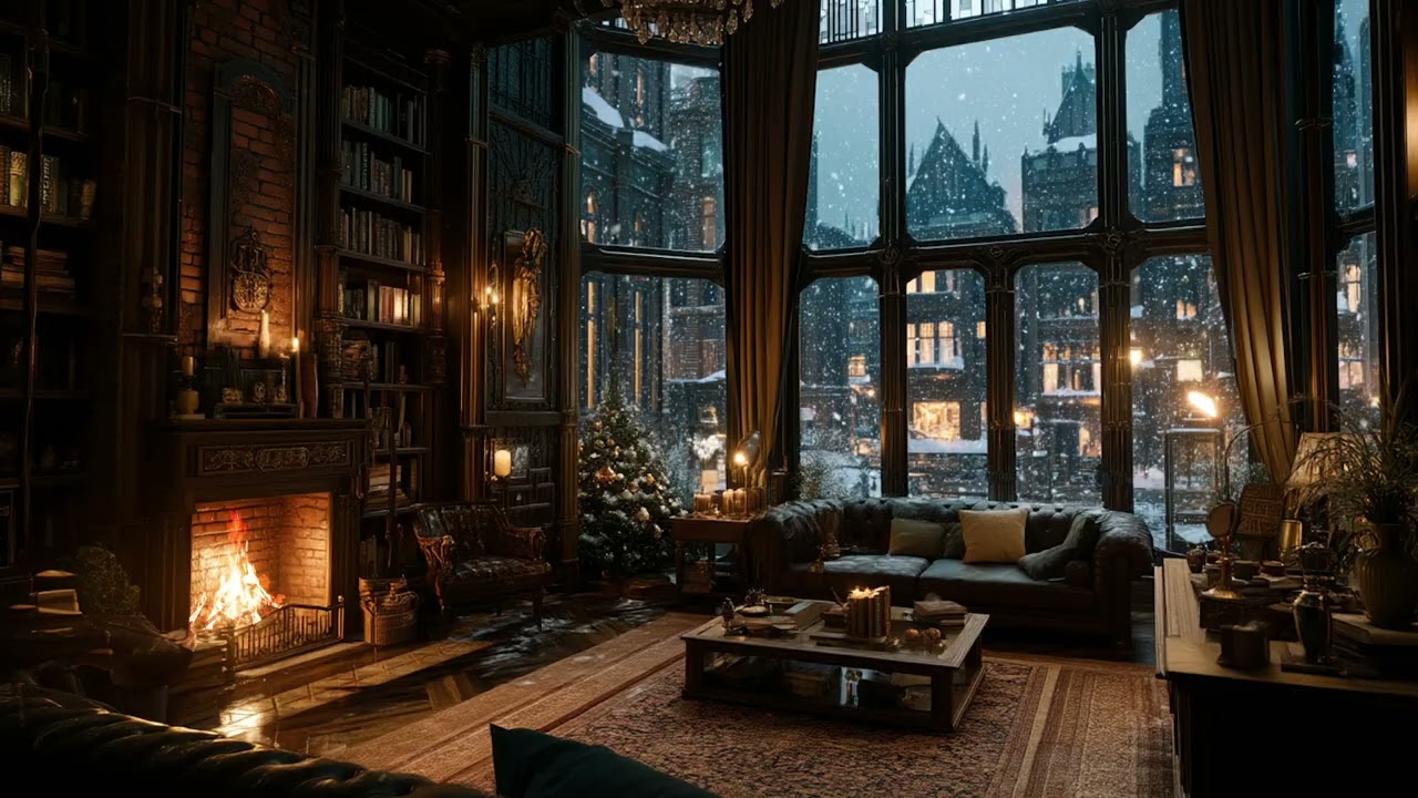 Warm Fireplace Piano for Deep Focus & Sleep 🔥🎹