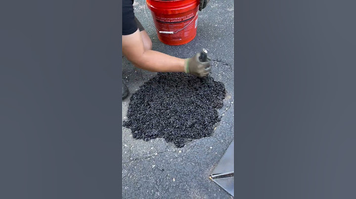 Satisfying pothole repair