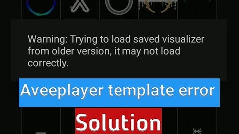 Aveeplayer template error solution |