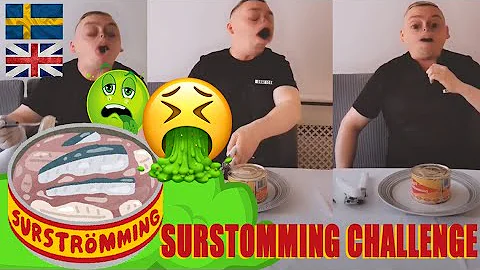 When he thinks the surstromming Challenge is easy ...