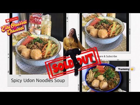 Spicy Udon Noodles Soup