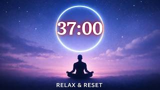 37 Minutes Relaxing Music Timer ⏳ | Focus, Study, Meditation & Deep Work