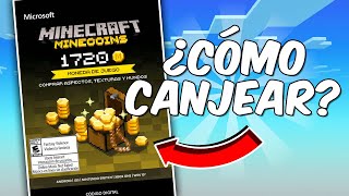 👉Cómo Canjear Tarjeta de MINECOINS
