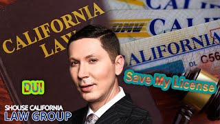DUI Arrest: Can I save my drivers license?