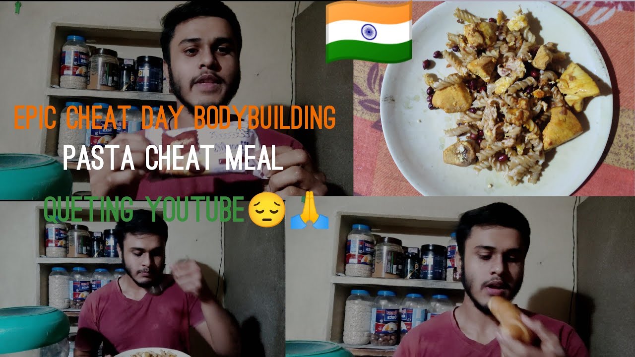 Epic cheat day bodybuilding pasta cheat meal queting youtube
