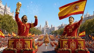 🔴 LIVE: Spain World Cup Champions Parade 2026 🇪🇸 | Madrid Victory Celebration 4K