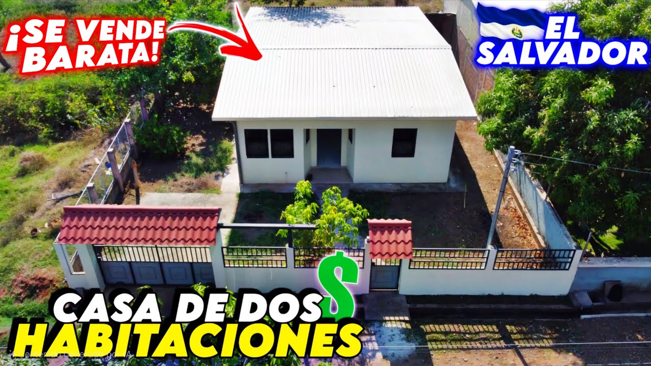 🚨 SE VENDE CASA DE DOS HABITACIONES NUEVA EN AHUACHAPAN SUR 🇸🇻 ¡PRECIO NEGOCIABLE! 🤑