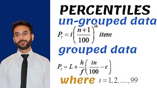 Percentile | Un-grouped data | Grouped data | Statistics | Class 11 (Unit # 3)