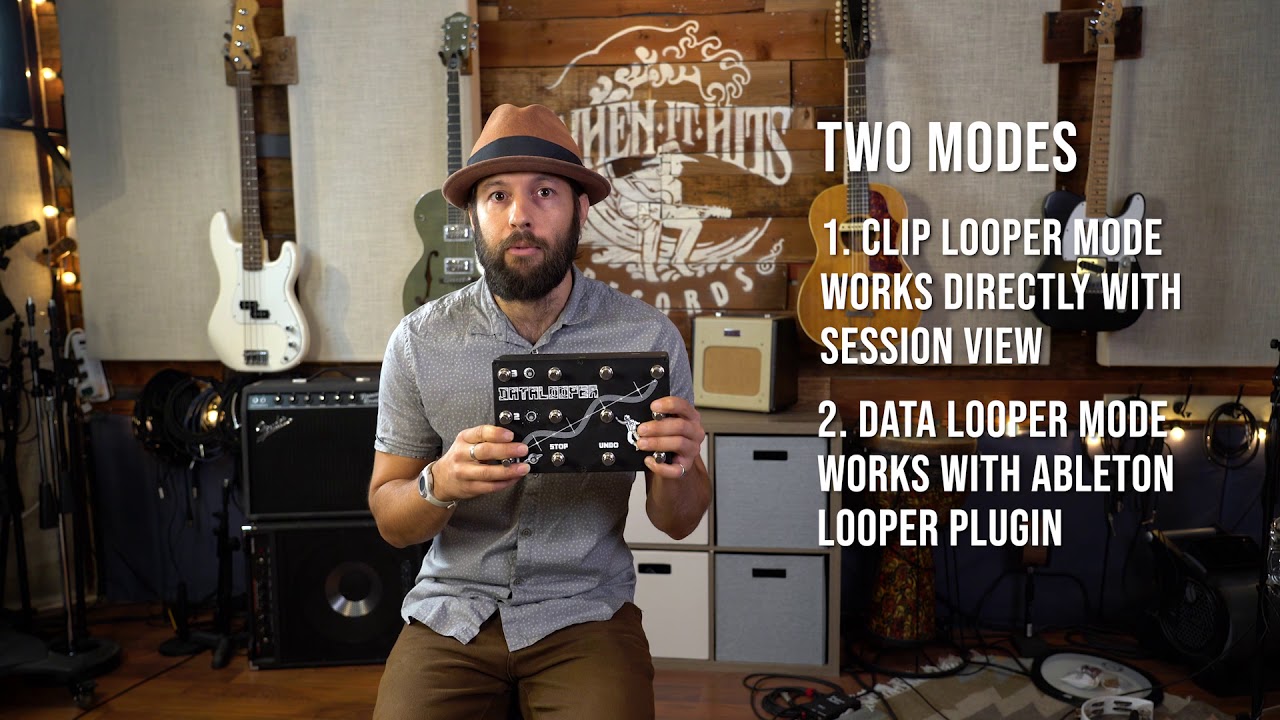 Introducing the DataLooper, The Ultimate Ableton Loop Pedal YouTube
