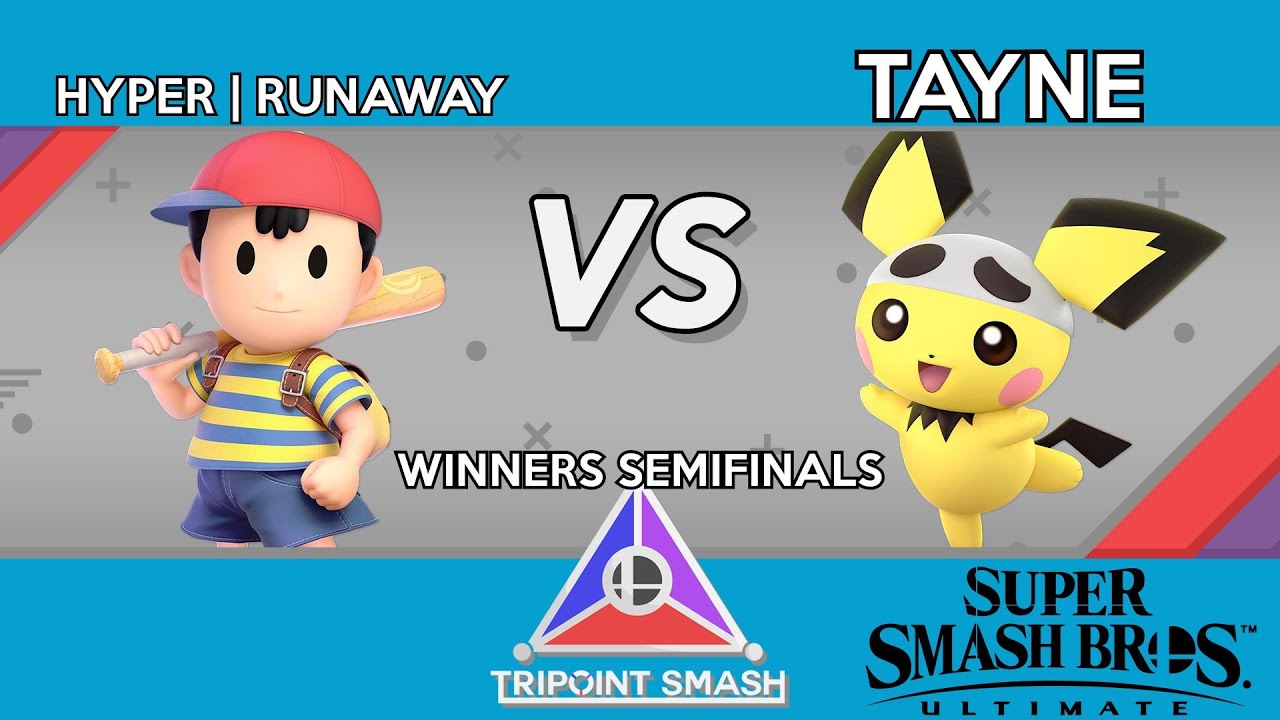 Tripoint Smash 50 - Winners Semifinals - HYPER | Runaway (Ness) Vs. Tayne (Pichu) - YouTube