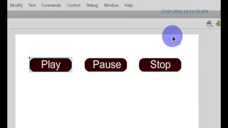 How to make Play, Pause and Stop button in Adobe Flsah