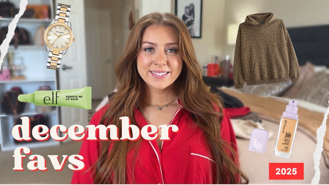 December Favs 2025 | Last Monthly Favorites Video Of The Year ️ - YouTube