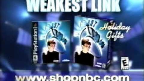 2001 "The Weakest Link" PC/PSX commercial