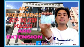 How to process the ARC in Taiwan II ARC Extension Requirements