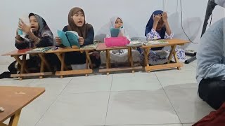 ASMAUL HUSNA DULU SEBELUM KEGIATAN MENGAJAR DAN BELAJAR NGAJI DI TPQ AL HUSNA SURABAYA #santri #fyp