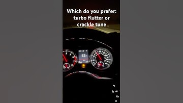 Which is better? Turbo flutter or crackle pop tune… #pops #gti #car #turbo