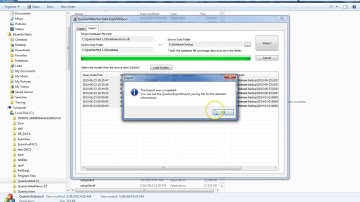 Importing databases on ExamVue CR