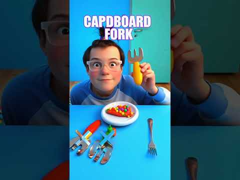 WOW So Many! 🍴✨ Testing Different Kinds Of Forks 😲🌈