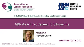 ACR-GNY & John Jay Roundtable Breakfast | September 1, 2022