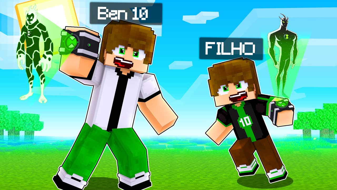 BEN 10 virou MEU PAI no MINECRAFT! ‹‹ P3DRU ››