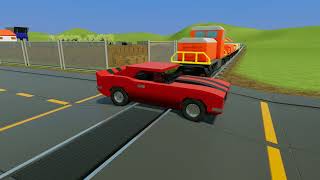 MAJOR TRAIN CRASHES #34 - Toy Car Destruction - Brick Rigs Gameplay  @BeamNG with Ryan ​ screenshot 2