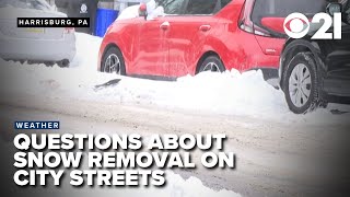 Questions about snow removal in Harrisburg