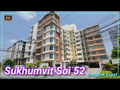 Bangkok Sukhumvit Soi 52 🇹🇭 Residential Street On Nut