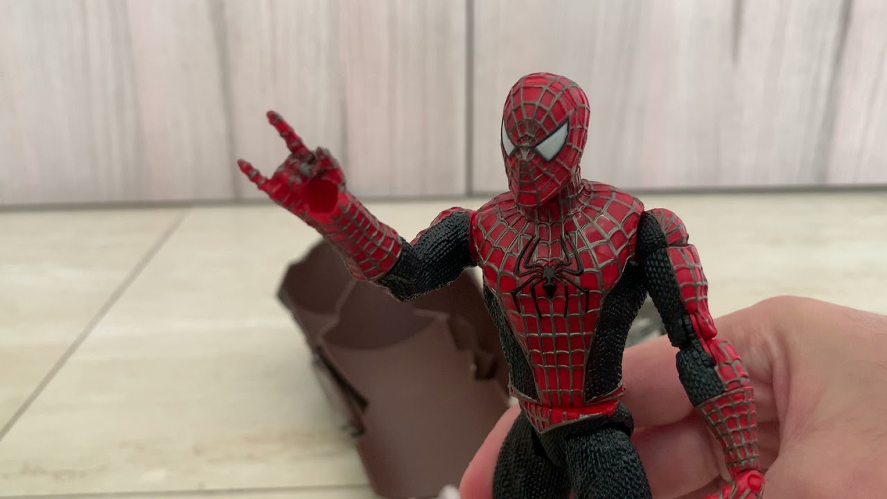 Twist and shoot Spider-Man Toy Biz series 1 Figure Review | JM