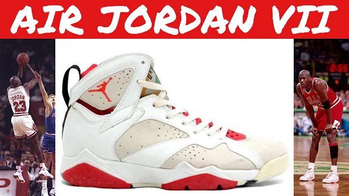 Michael Jordan Wearing The Air Jordan 7! Hare (Raw...