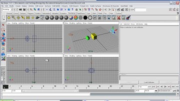 MAYA 7 Unlimited - Training 1d - Lights and folders