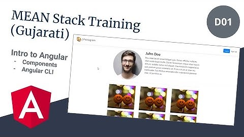 MEAN Stack Corporate Training Day 1 (Gujarati) | Angular NodeJS Express MongoDB