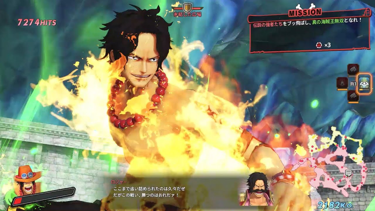 【海賊無双4】エース 真の海賊王無双【One Piece Pirate Warriors 4】