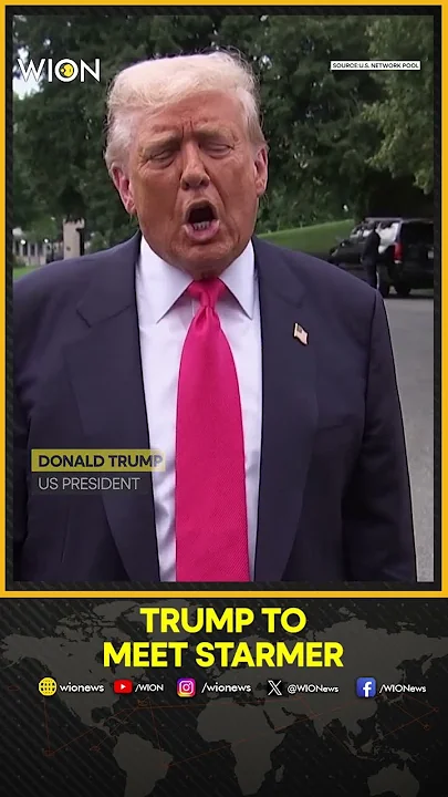 Trump Says He Will Meet UK’s Starmer in Scotland to Refine Trade Deal | WION Shorts
