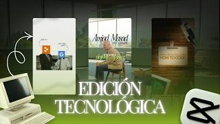 Cómo editar el estilo tecnológico en CapCut PC (Motion Graphics)